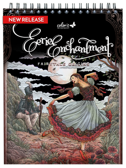 ColorIt Eerie Enchantment: Fairytale Origins Coloring Book for Adults Illustrated By Hasby Mubarok