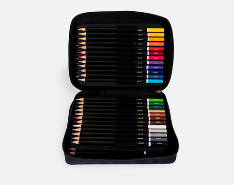 ColorIt 72 Colored Pencil Set - Travel Case
