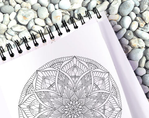 ColorIt Mandalas To Color Volume V Adult Coloring Book  - Perforated Pages